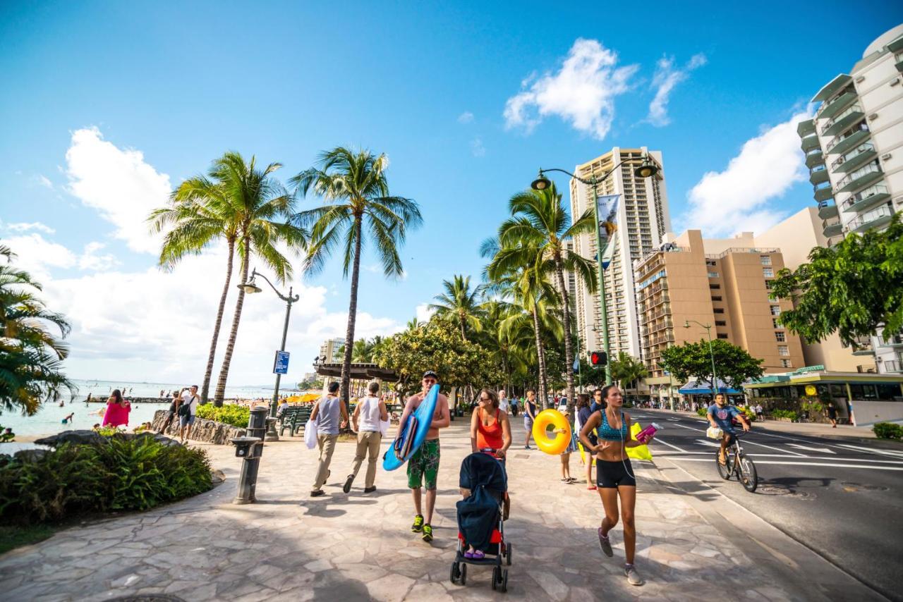 Beautiful Studio In The Heart Of Vibrant Waikiki Гонолулу Экстерьер фото